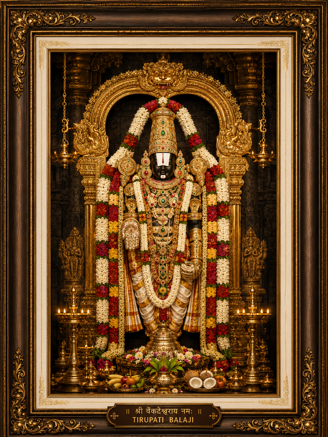 Shri Tirupati Balaji Canvas
