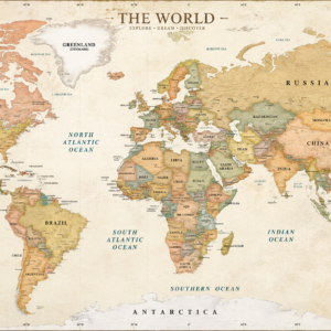 World Map Canvas