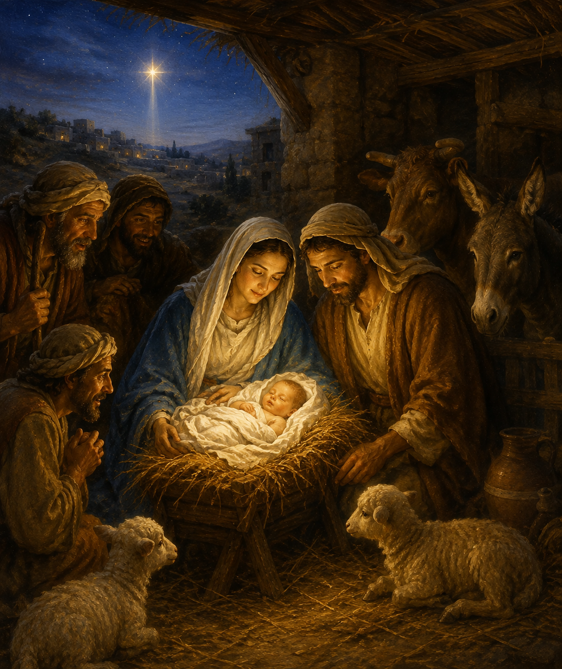 Nativity of Jesus Canvas